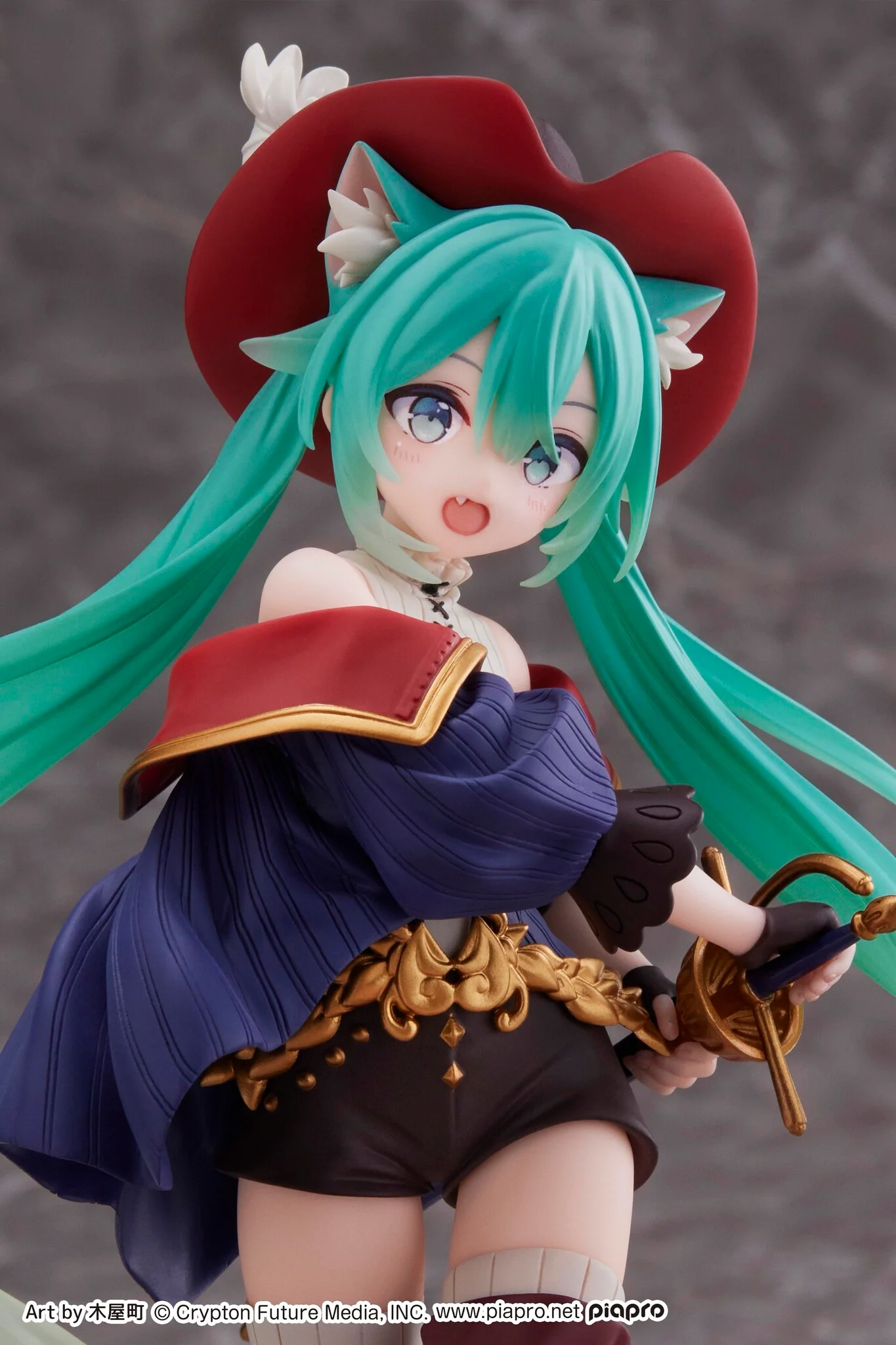 Piapro Characters - Hatsune Miku - Hatsune Miku Wonderland Figure - Nagagutsu o Haita Neko - 2026 Re-release (Taito) - Image 3